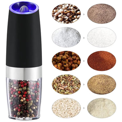 GrindMate™ Pro: Automatic Gravity Spice & Coffee Grinder with Adjustable Coarseness
